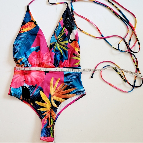 NWOT Tropical one-piece - Picture 2 of 9